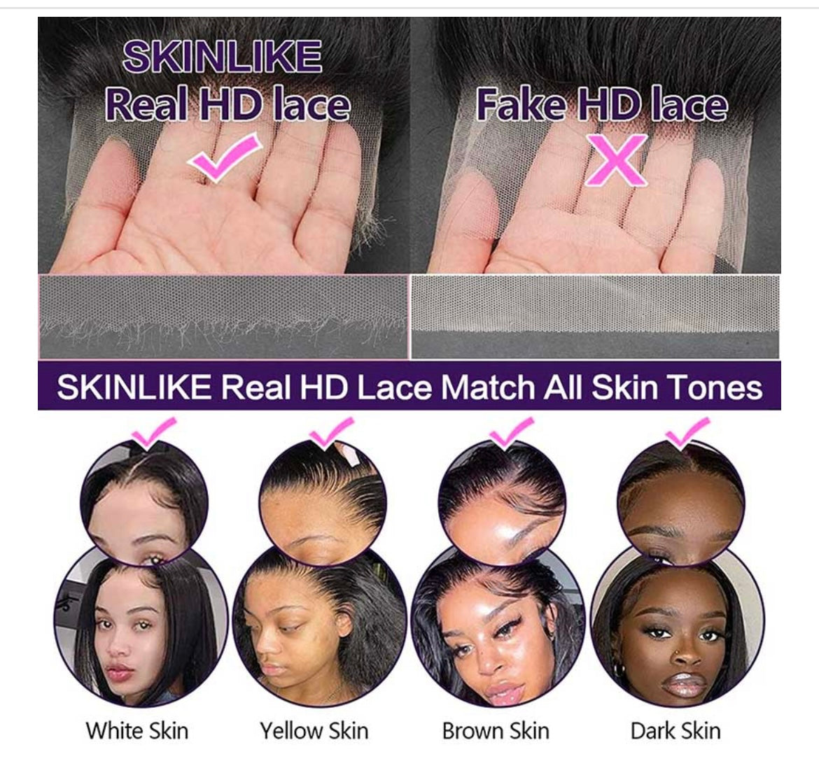 SKINLIKE HD Lace Frontals